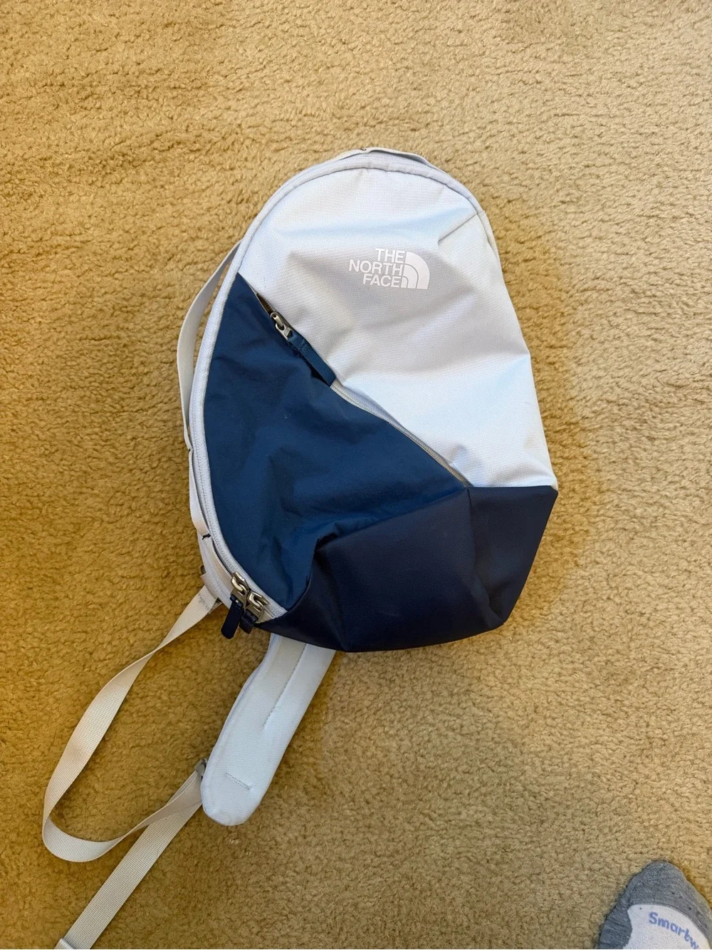 The North Face Navy and Light Gray Sling Pack